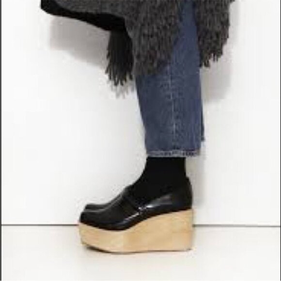 Rachel Comey Clogs Almer Platform in Black Leather - Picture 3 of 12